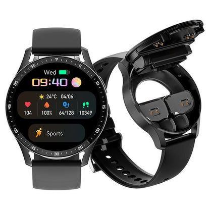 Smartwatch with Built-in Headphones – 2-in-1 Device
