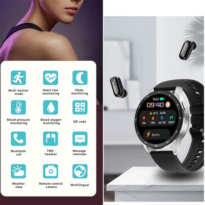 Smartwatch with Built-in Headphones – 2-in-1 Device