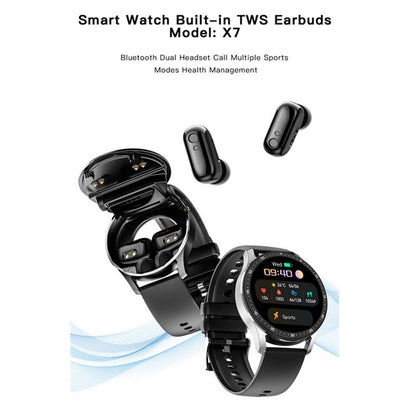 Smartwatch with Built-in Headphones – 2-in-1 Device
