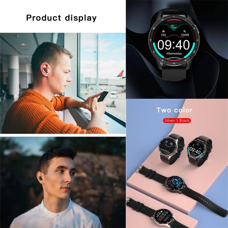 Smartwatch with Built-in Headphones – 2-in-1 Device