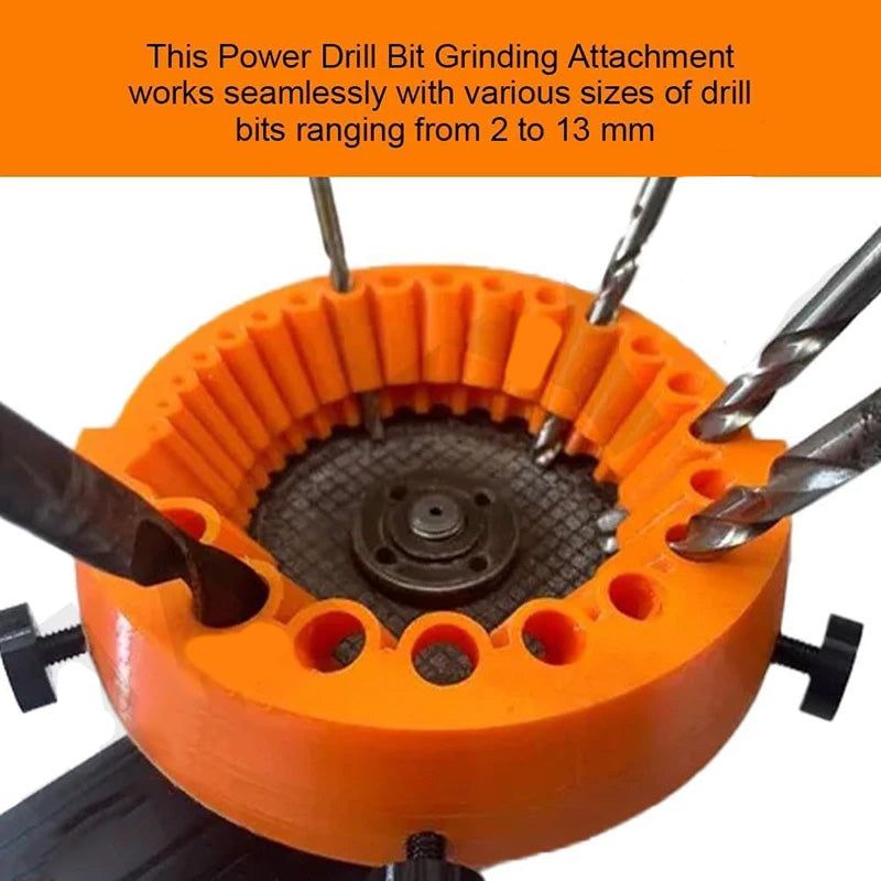 Versatile Drill Bit Sharpener for Angle Grinders