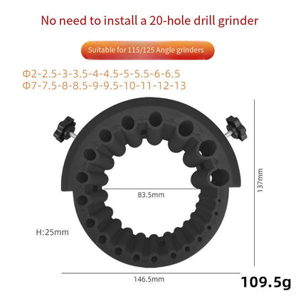 Versatile Drill Bit Sharpener for Angle Grinders
