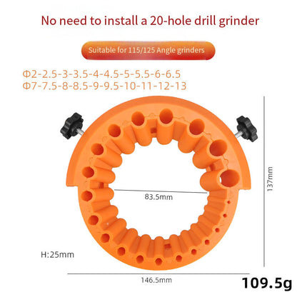 Versatile Drill Bit Sharpener for Angle Grinders