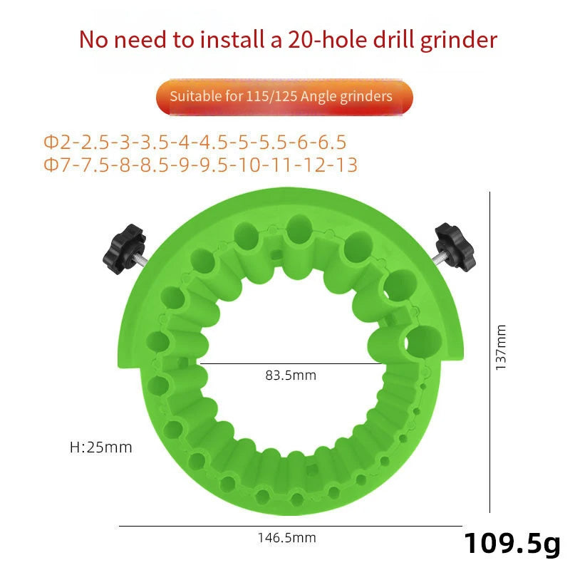 Versatile Drill Bit Sharpener for Angle Grinders