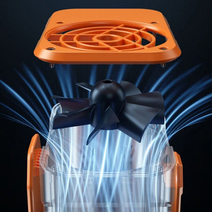 Portable Hands-Free Cooling Fan with Power Bank Functionality