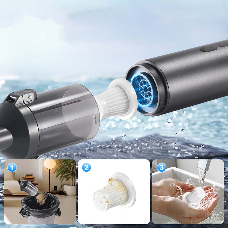 Cordless Car Vacuum Cleaner – High-Performance Handheld for Easy Detailing