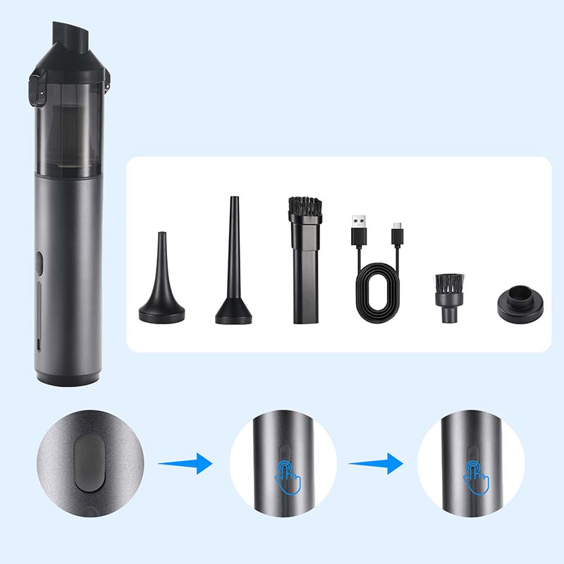 Cordless Car Vacuum Cleaner – High-Performance Handheld for Easy Detailing