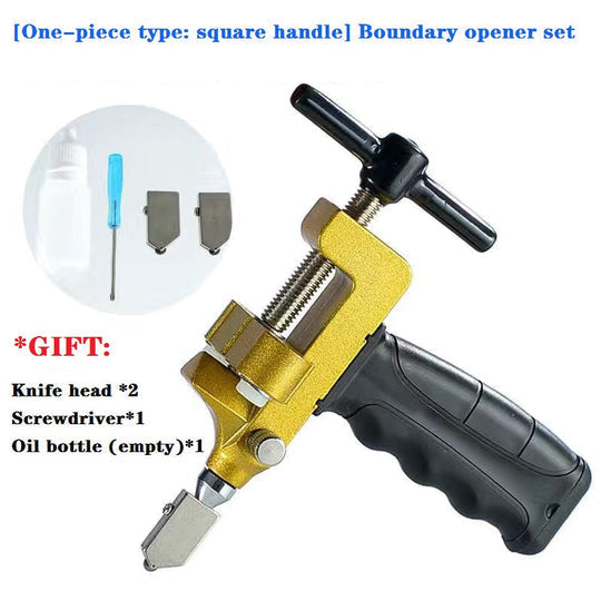 Precision Tile & Glass Cutter with Ergonomic Handle