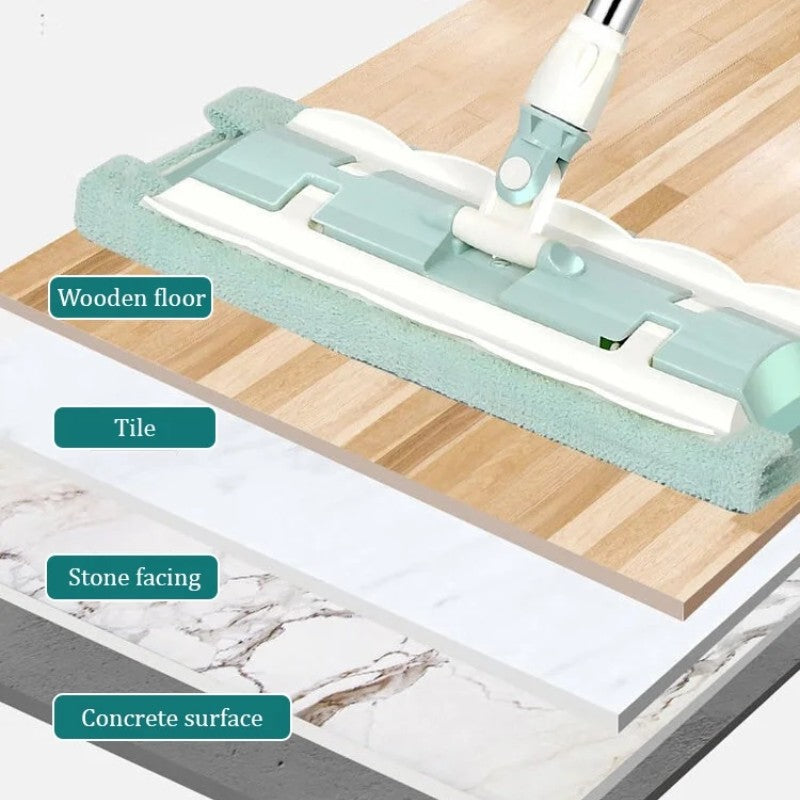 Versatile Floor Cleaner with Adjustable Handle 70–120 cm | 360° Swivel Head for Easy Cleaning