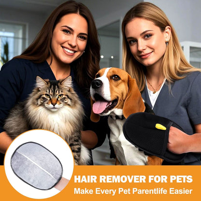 Pet Hair Eraser Gloves for Effortless Clean-Up