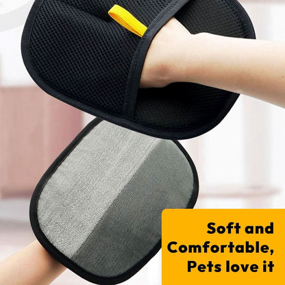 Pet Hair Eraser Gloves for Effortless Clean-Up