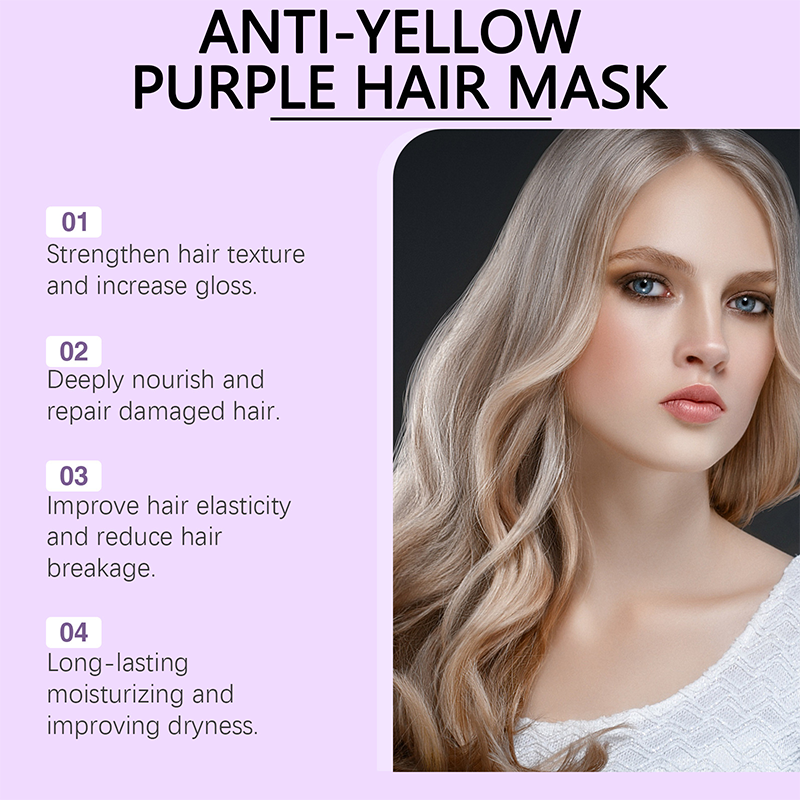CoolTone Hair Mask for Radiant Blondes & Grays | Violet Color Care