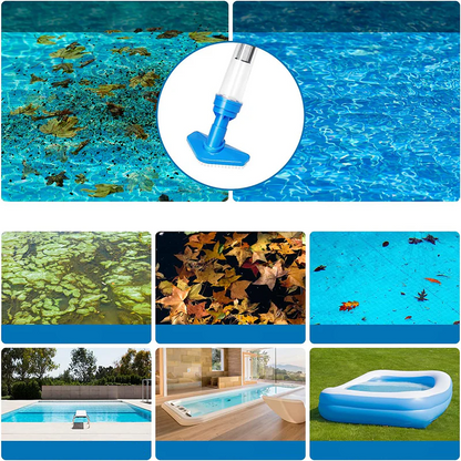 Versatile Cordless Pool Cleaner with Three Brush Attachments