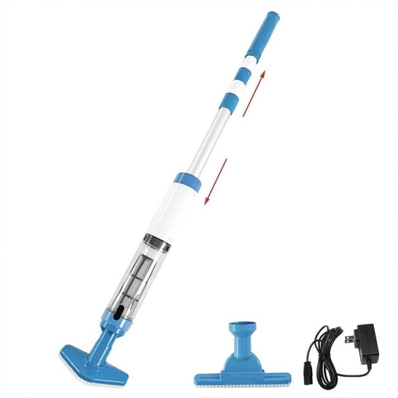 Versatile Cordless Pool Cleaner with Three Brush Attachments