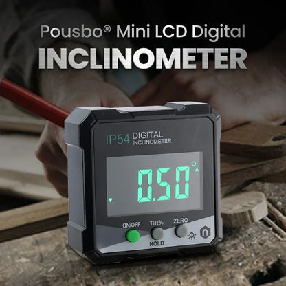 Precision Angle Finder with Laser & Magnetic Base | ±0.2° Accuracy | Rotating LCD Display | USB-C Rechargeable | IP54 Rated