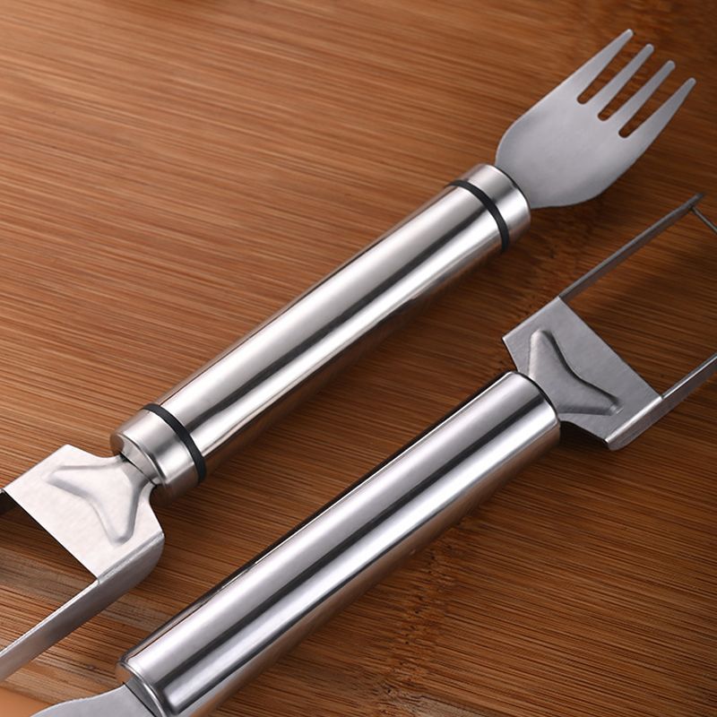 Stainless Steel 2-in-1 Watermelon Fork and Knife Set