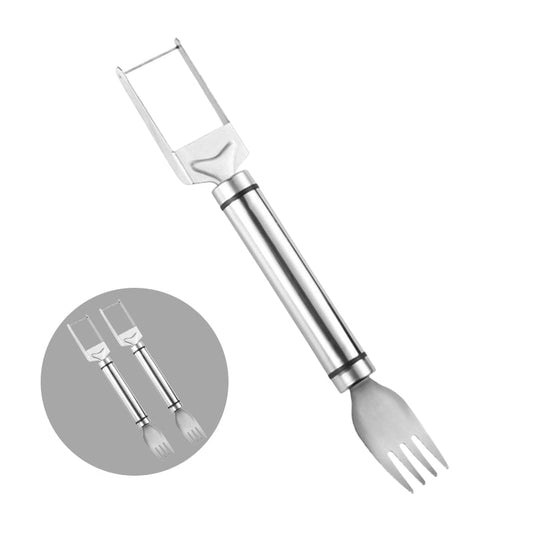 Stainless Steel 2-in-1 Watermelon Fork and Knife Set
