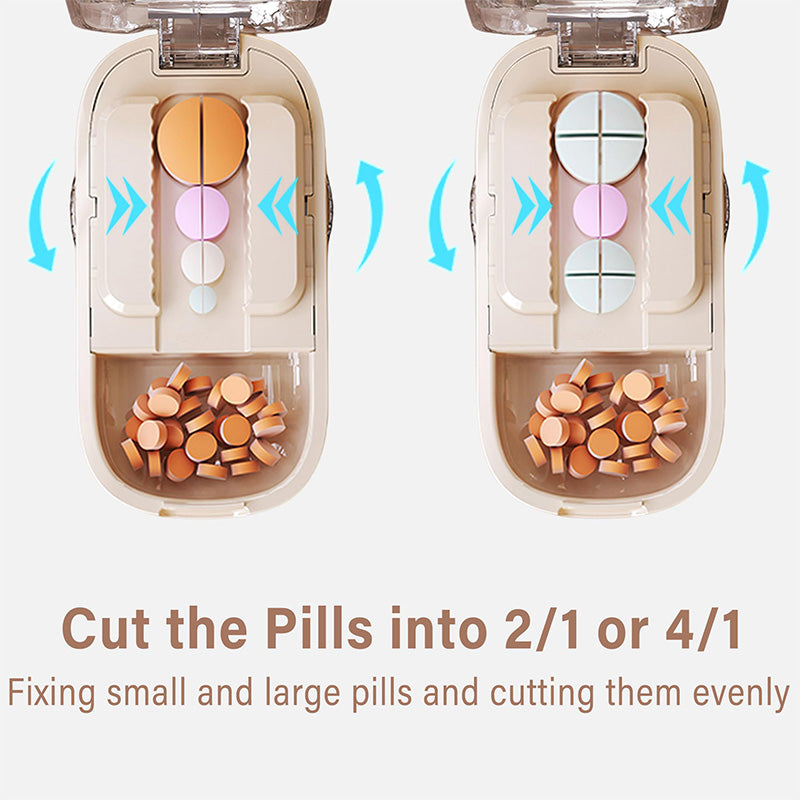 Compact Pill Cutter & Storage Solution