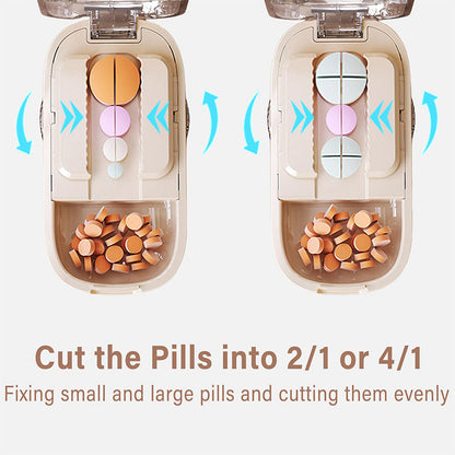 Compact Pill Cutter & Storage Solution