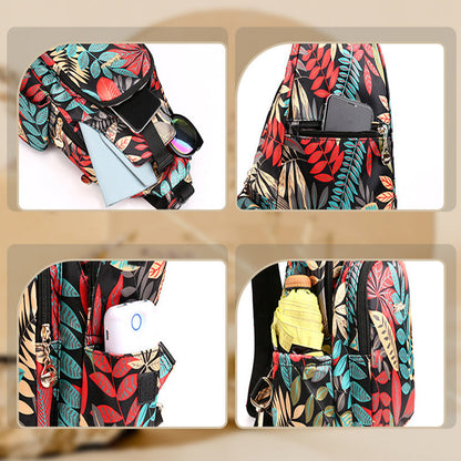 Versatile Lightweight Waterproof Backpack with Vibrant Design