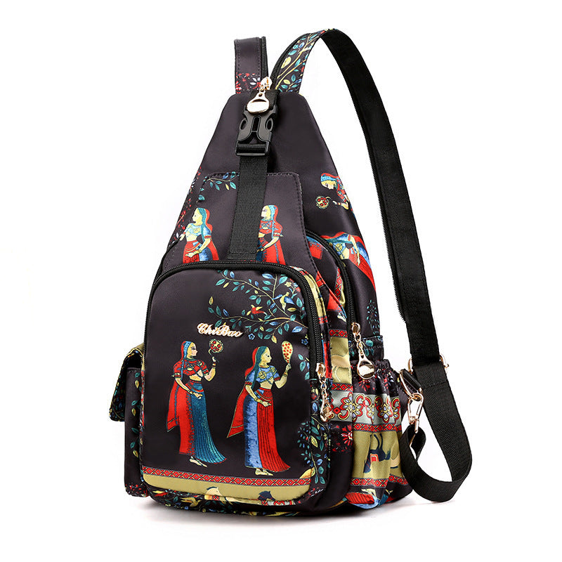 Versatile Lightweight Waterproof Backpack with Vibrant Design