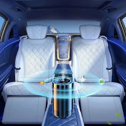 Smart Car Fragrance Dispenser | Adjustable Mist & Light Features