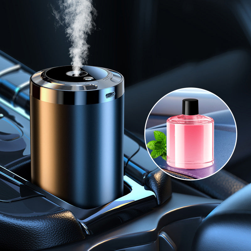 Smart Car Fragrance Dispenser | Adjustable Mist & Light Features