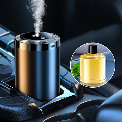 Smart Car Fragrance Dispenser | Adjustable Mist & Light Features