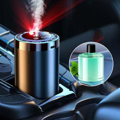 Smart Car Fragrance Dispenser | Adjustable Mist & Light Features