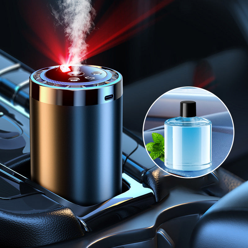 Smart Car Fragrance Dispenser | Adjustable Mist & Light Features