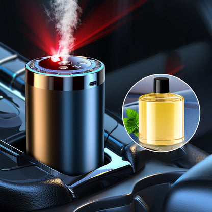 Smart Car Fragrance Dispenser | Adjustable Mist & Light Features