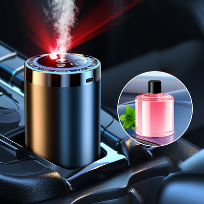 Smart Car Fragrance Dispenser | Adjustable Mist & Light Features