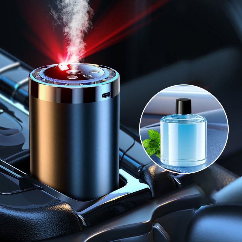 Smart Car Fragrance Dispenser | Adjustable Mist & Light Features