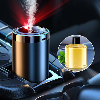 Smart Car Fragrance Dispenser | Adjustable Mist & Light Features