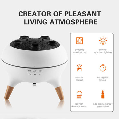 Serenity Mist Diffuser | Ultrasonic Aroma Humidifier with Jellyfish Effect