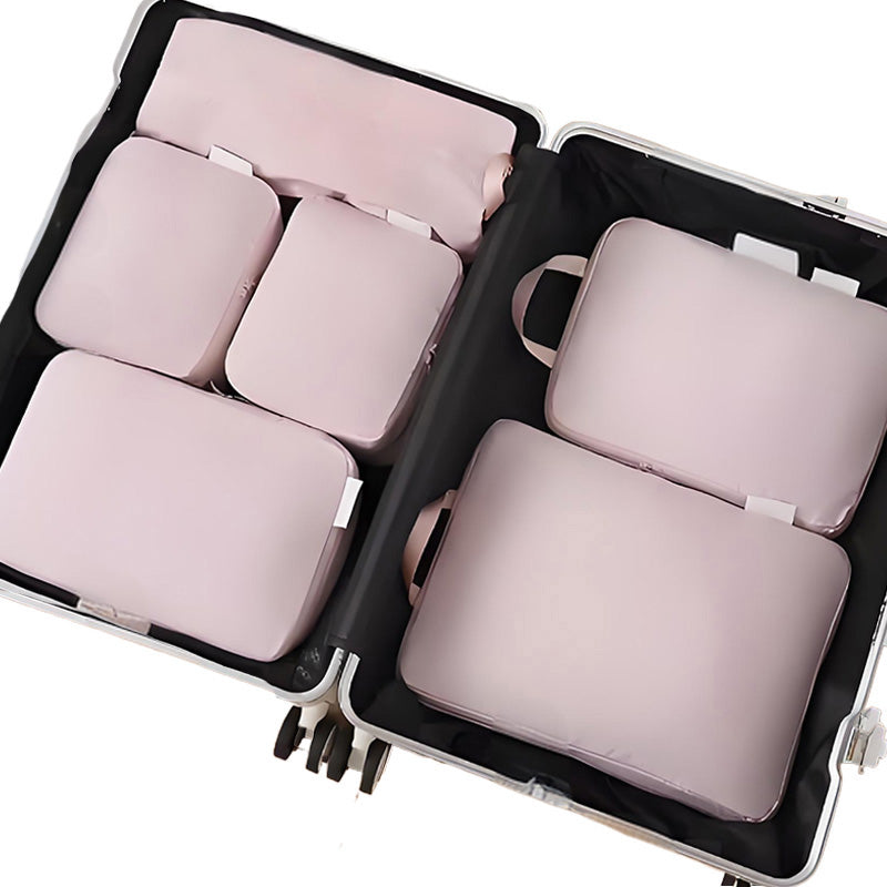 Effortless Travel Organizer Set – 6 Space-Saving Bags
