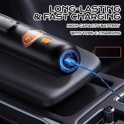 Handheld Vacuum Cleaner for Effortless Cleaning with 5 Versatile Attachments