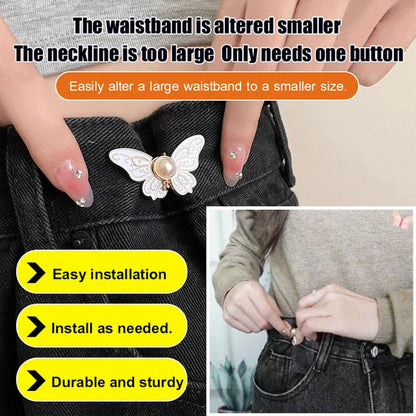 Adjustable Butterfly Buckle for Waist - Buy 2, Get 3 Free!
