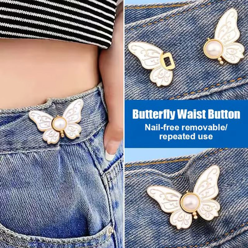 Adjustable Butterfly Buckle for Waist - Buy 2, Get 3 Free!