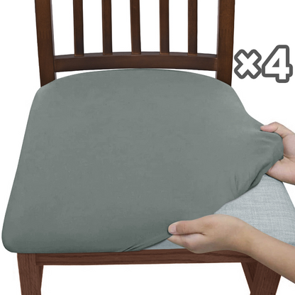 4-Pack Chair Covers for Dining Room Chairs | Stretchy & Stain-Resistant