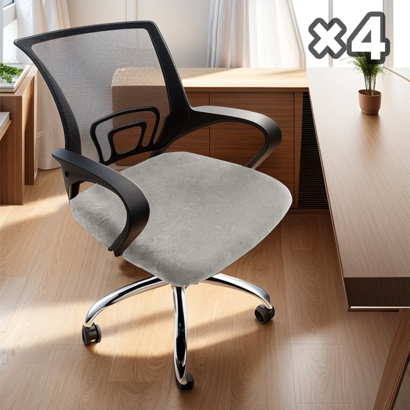 4-Pack Chair Covers for Dining Room Chairs | Stretchy & Stain-Resistant