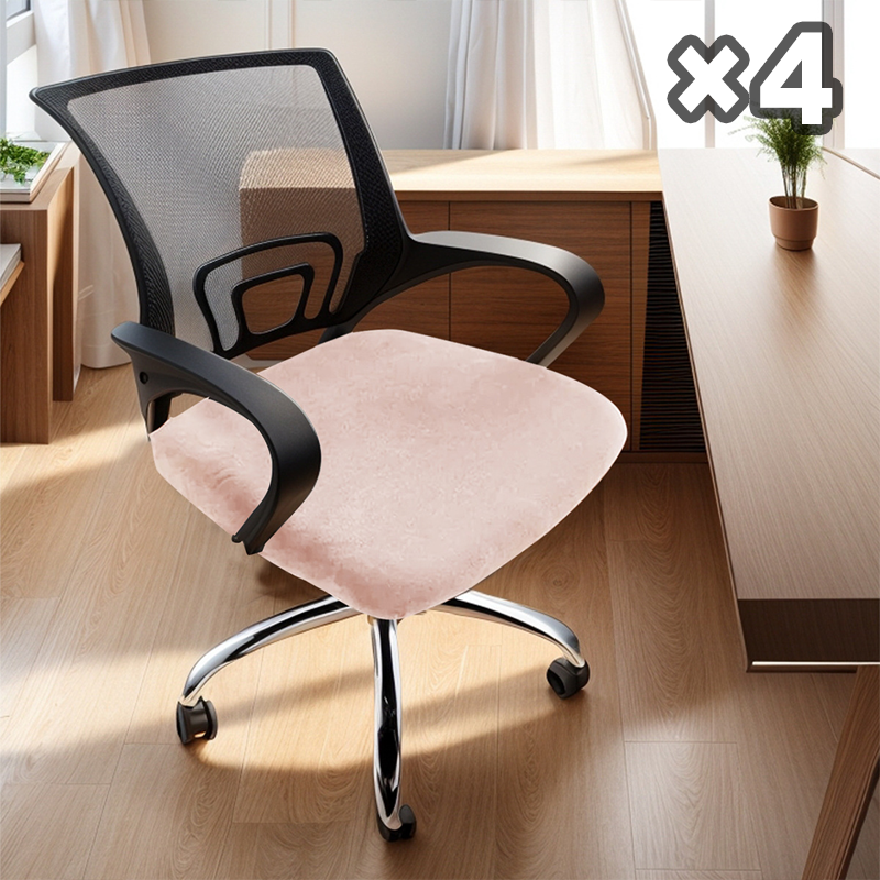 4-Pack Chair Covers for Dining Room Chairs | Stretchy & Stain-Resistant