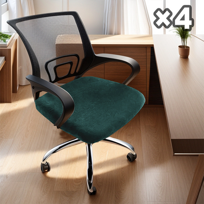 4-Pack Chair Covers for Dining Room Chairs | Stretchy & Stain-Resistant