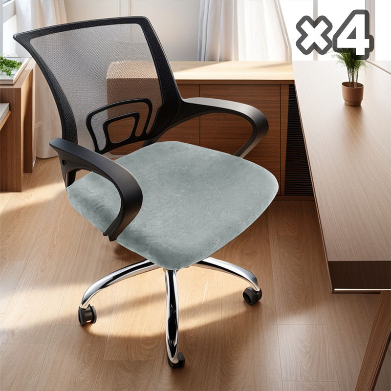 4-Pack Chair Covers for Dining Room Chairs | Stretchy & Stain-Resistant
