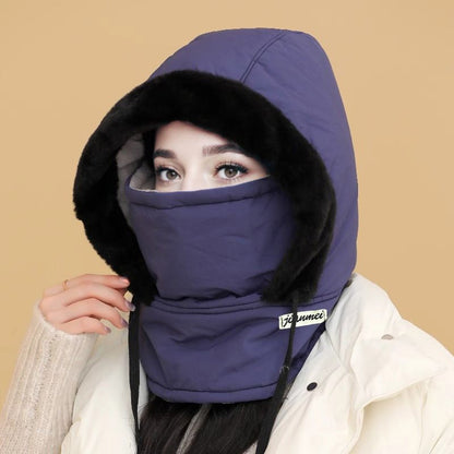 Thermal Winter Hat with Face Shield – Ice King Lined Beanie