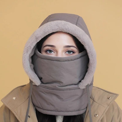 Thermal Winter Hat with Face Shield – Ice King Lined Beanie