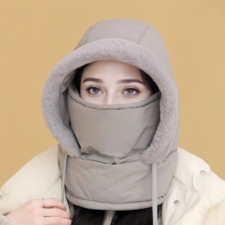Thermal Winter Hat with Face Shield – Ice King Lined Beanie