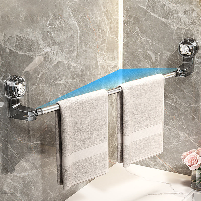 Suction Cup Towel Rack - Adjustable Length 30-100 cm | Stainless Steel