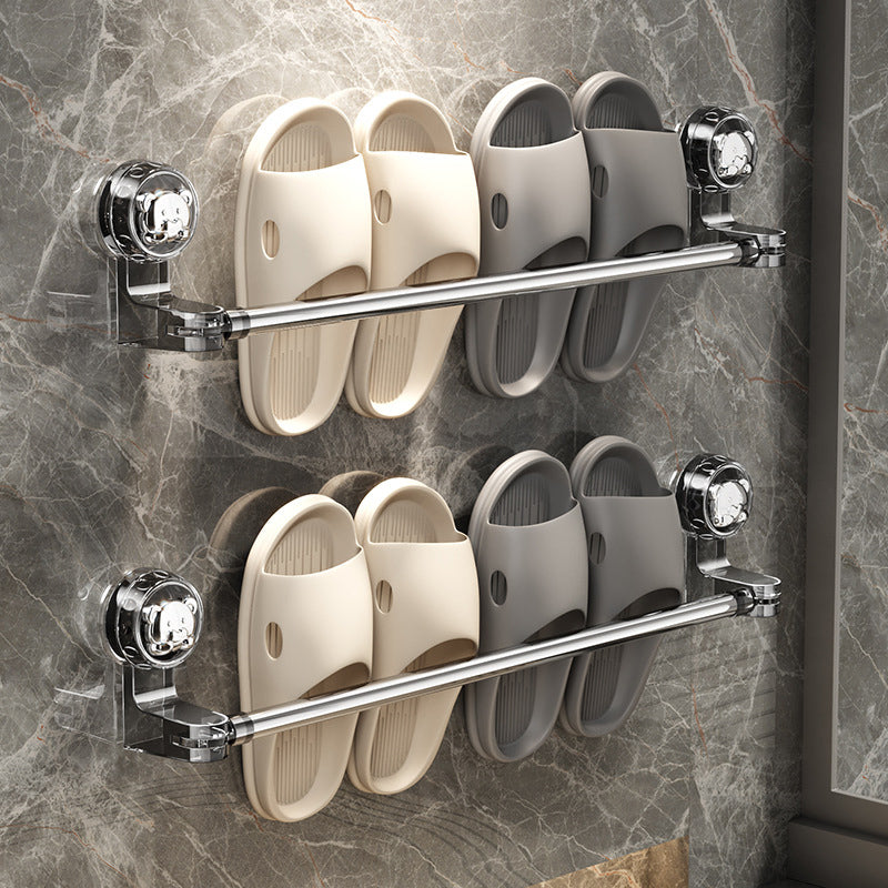 Suction Cup Towel Rack - Adjustable Length 30-100 cm | Stainless Steel