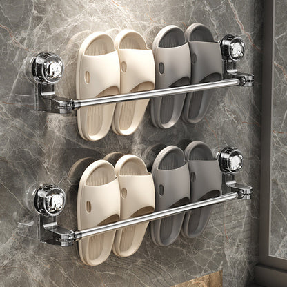 Suction Cup Towel Rack - Adjustable Length 30-100 cm | Stainless Steel